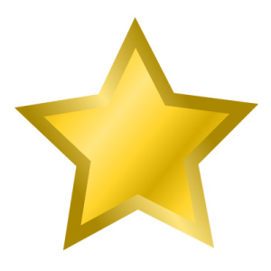 Illustration Of A Gold Star